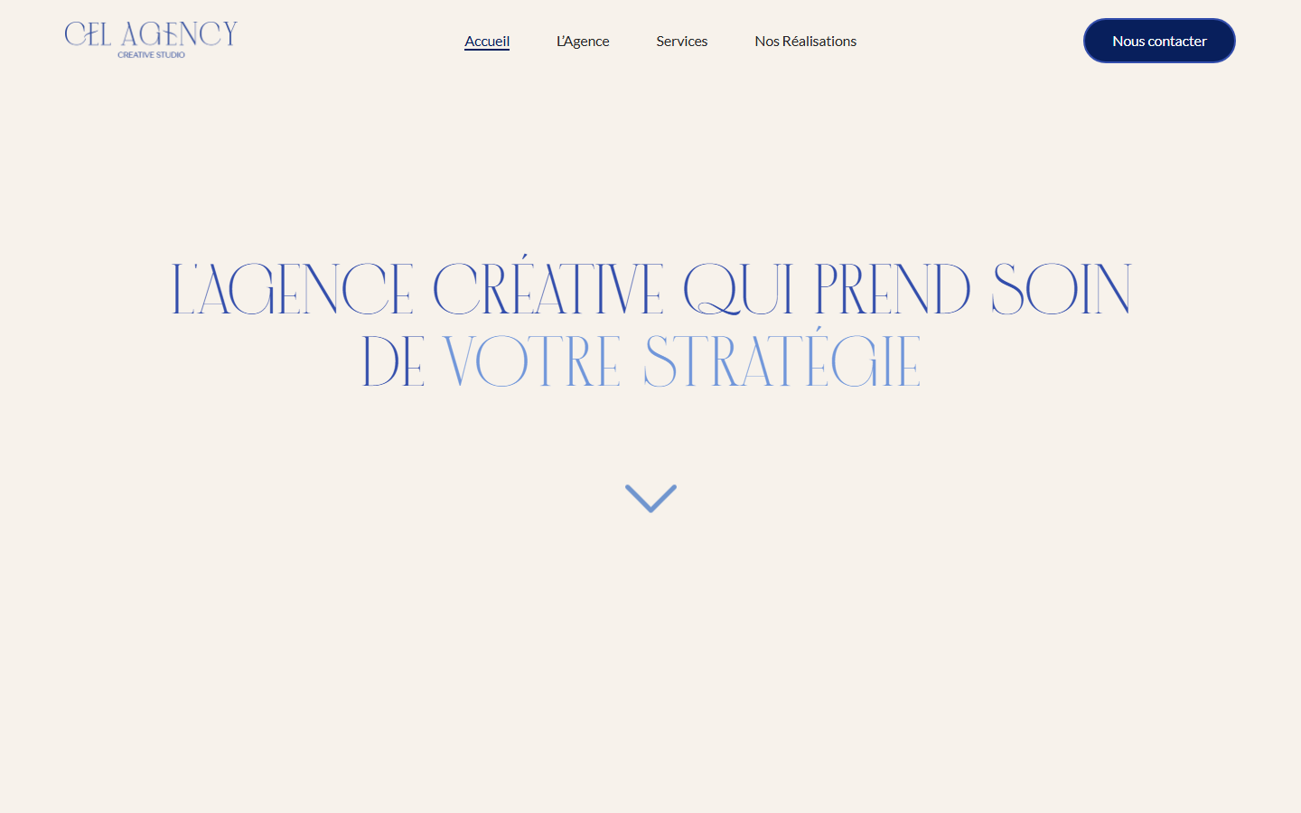 Aperçu du site de CEL AGENCY