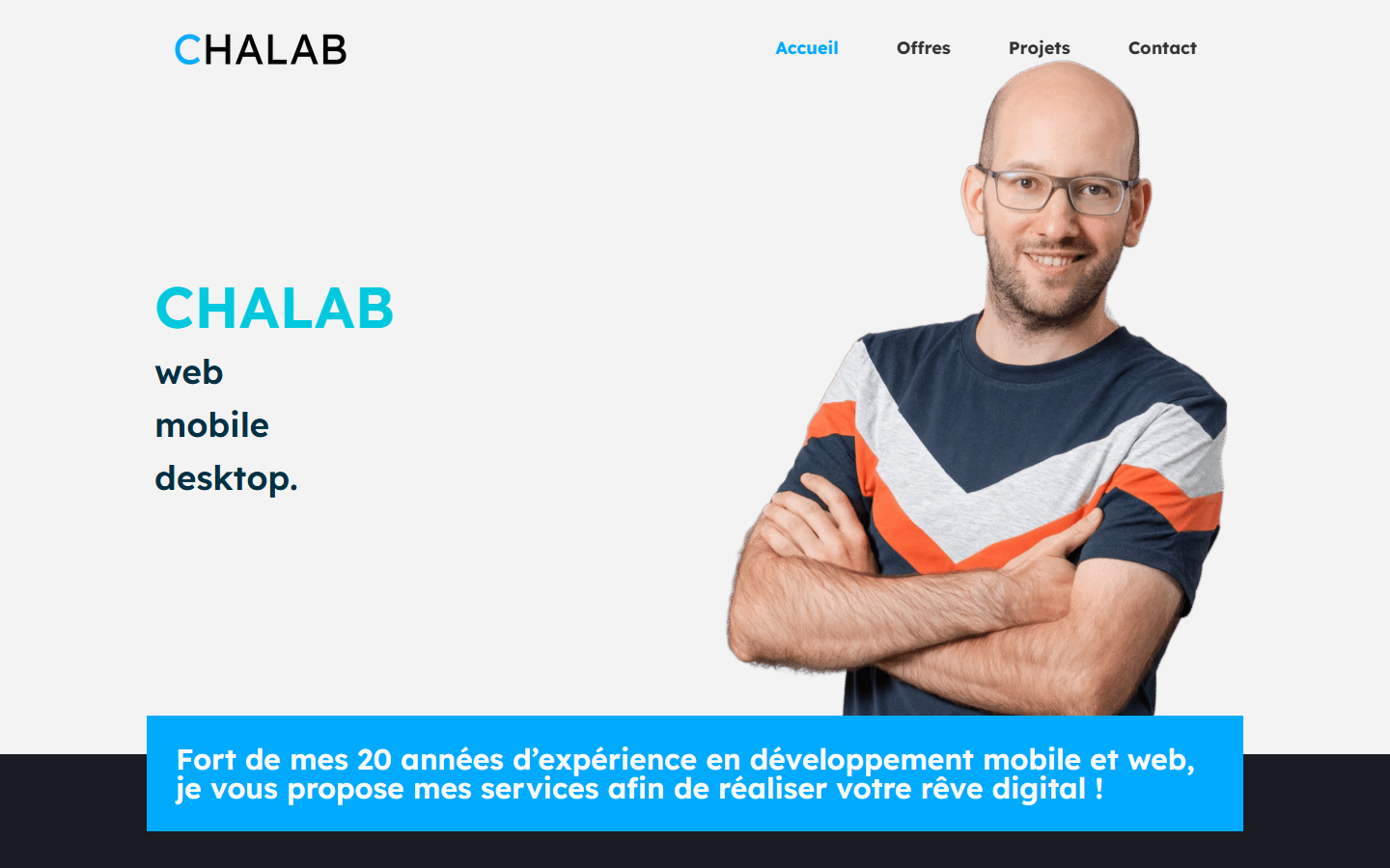 Aperçu du site de CHALAB