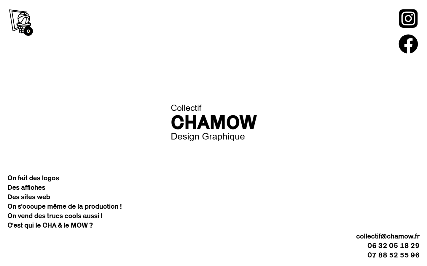 Aperçu du site de CHAMOW