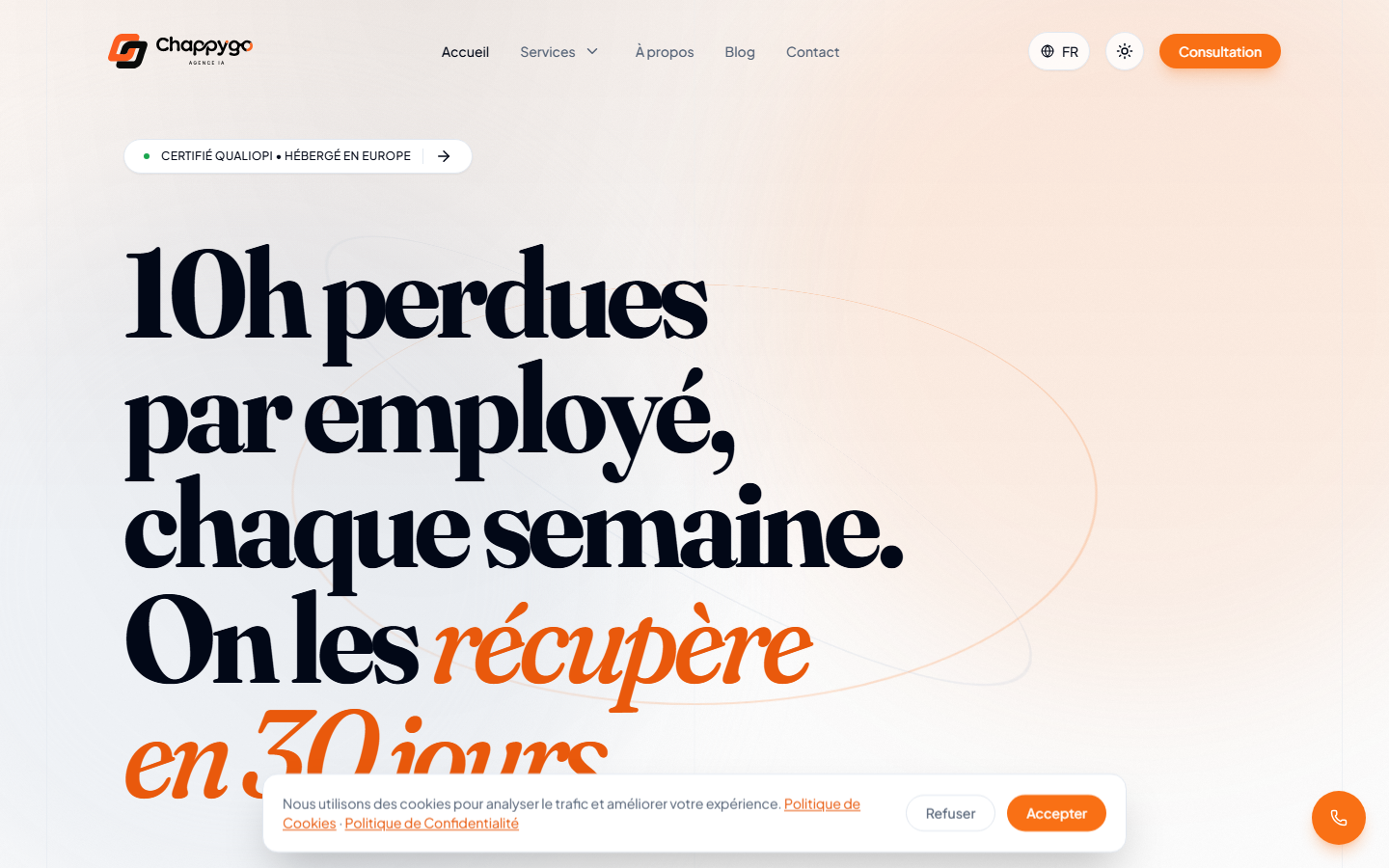 Aperçu du site de CHAPPYGO
