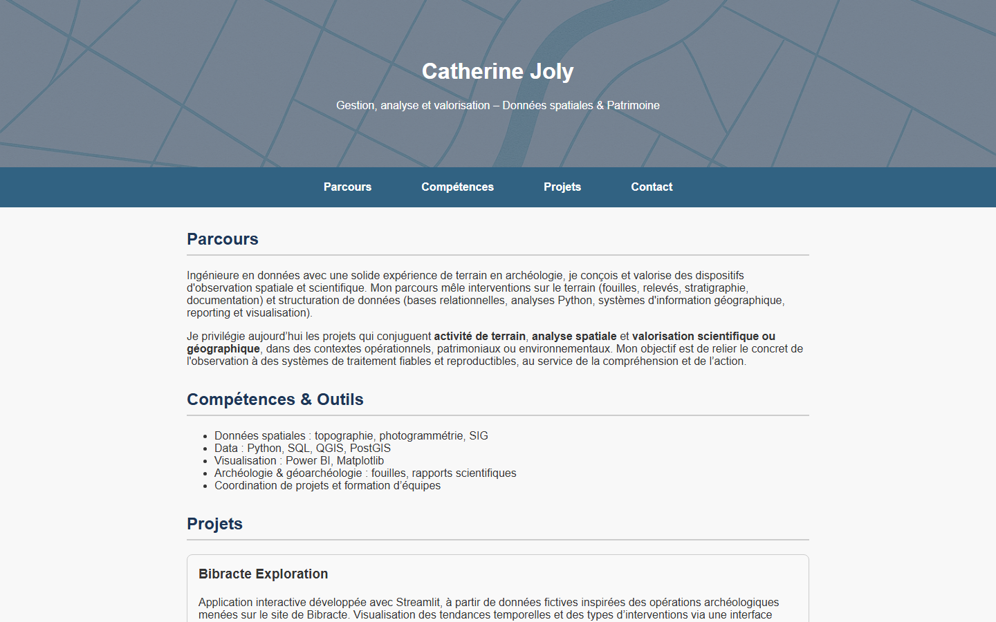 Aperçu du site de CJOLY