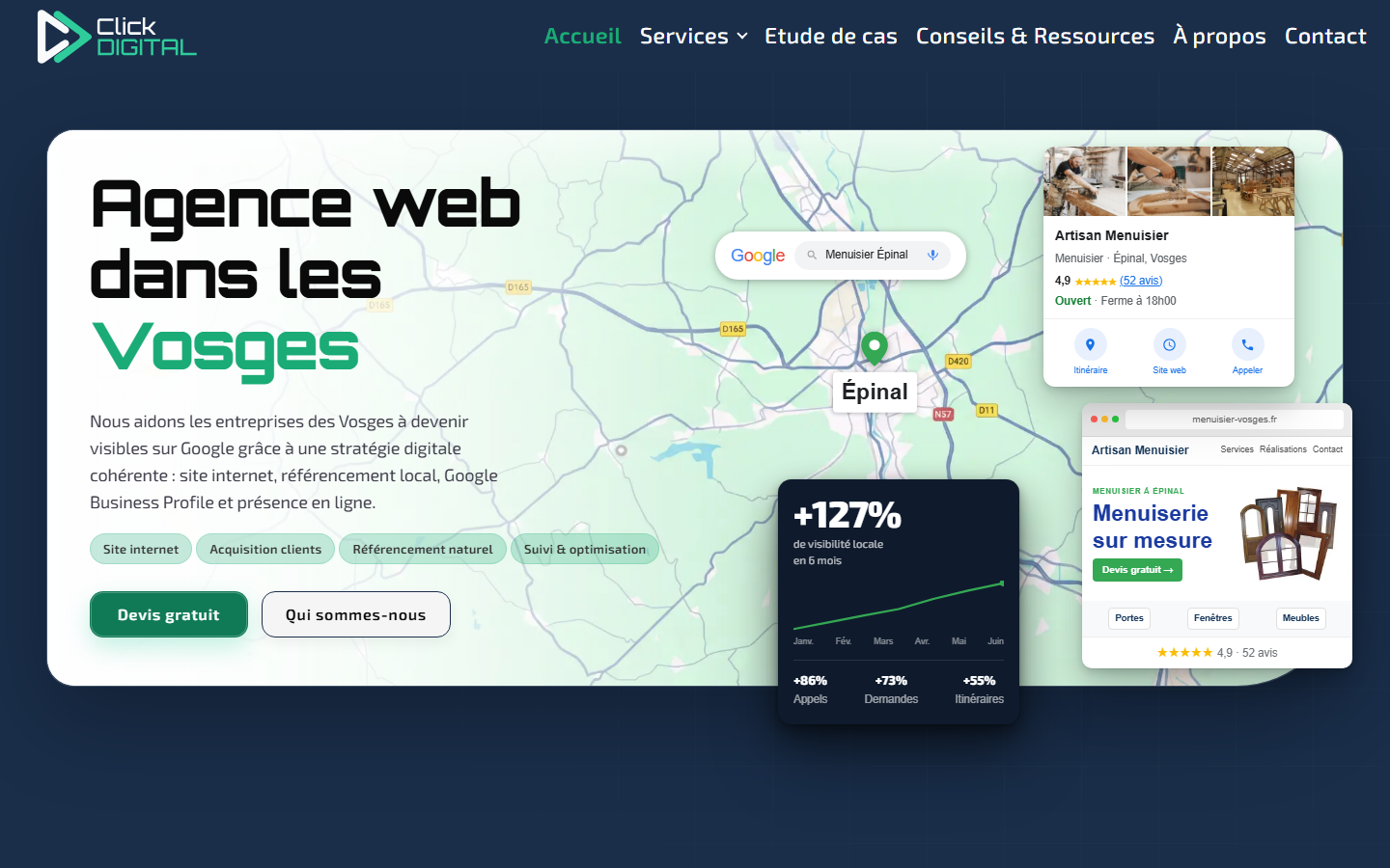 Aperçu du site de OLRY Loïc