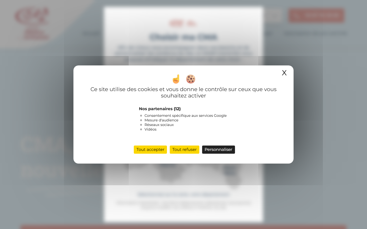 Aperçu du site de CMA 54