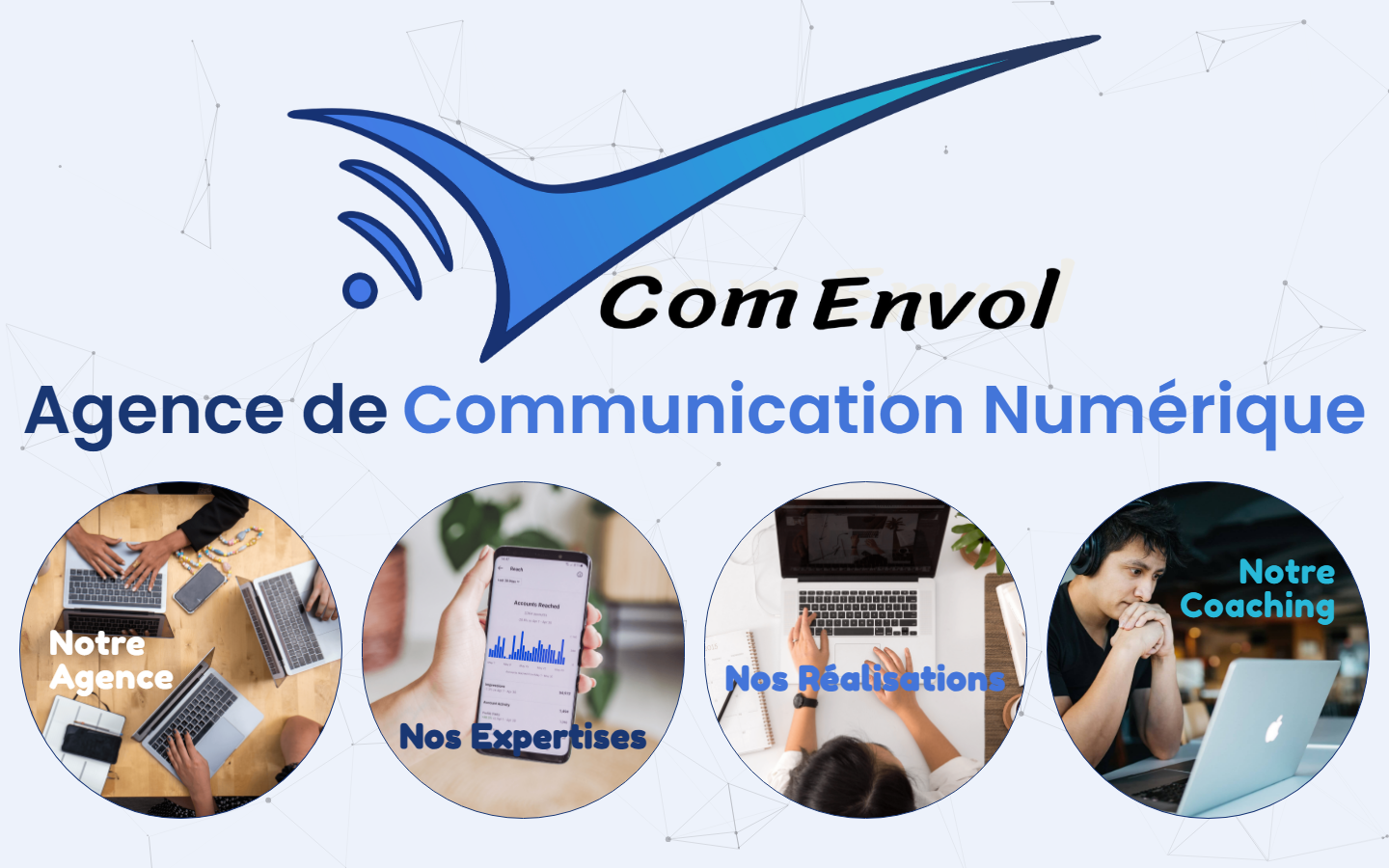 Aperçu du site de COM'ENVOL