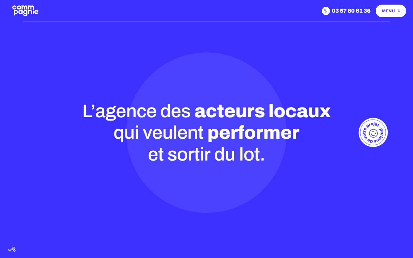 Aperçu du site de Commpagnie