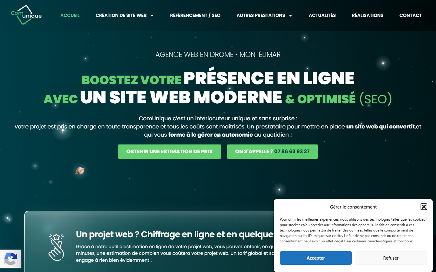 Aperçu du site de MONSIEUR JORDY DADEN