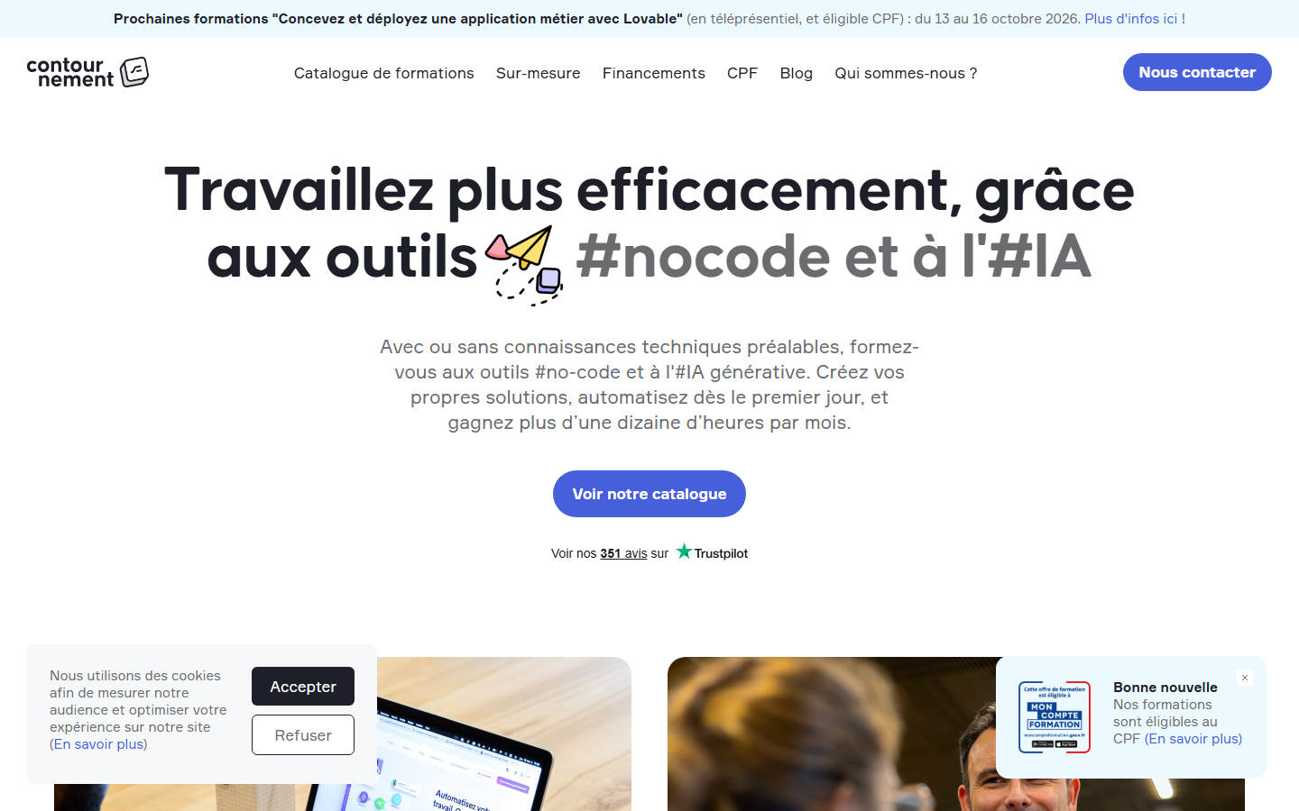 Aperçu du site de CONTOURNEMENT