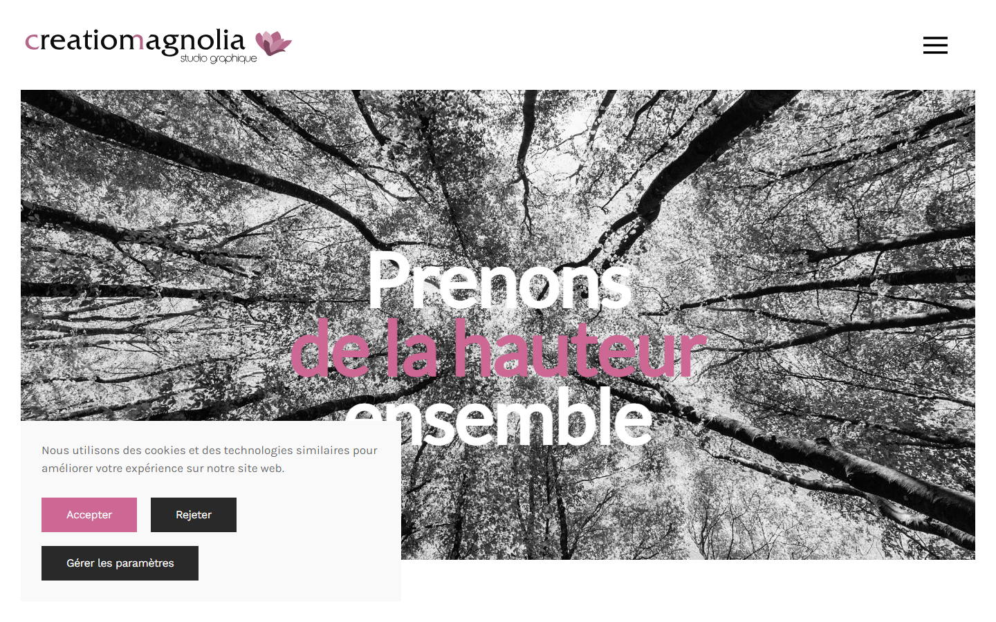 Aperçu du site de CREATION MAGNOLIA