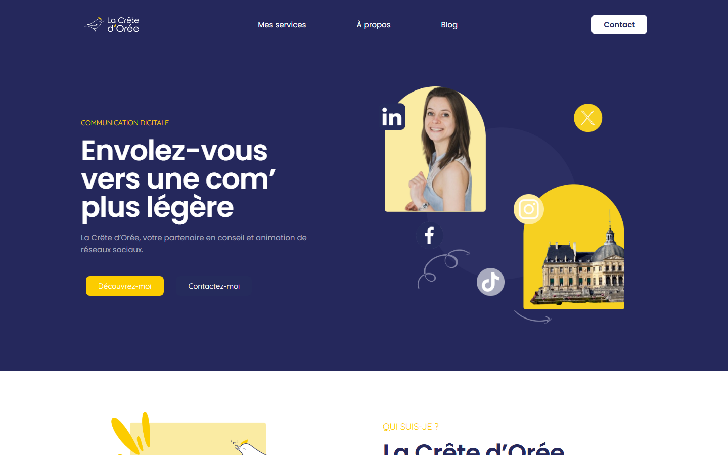 Aperçu du site de La Crête d'Orée
