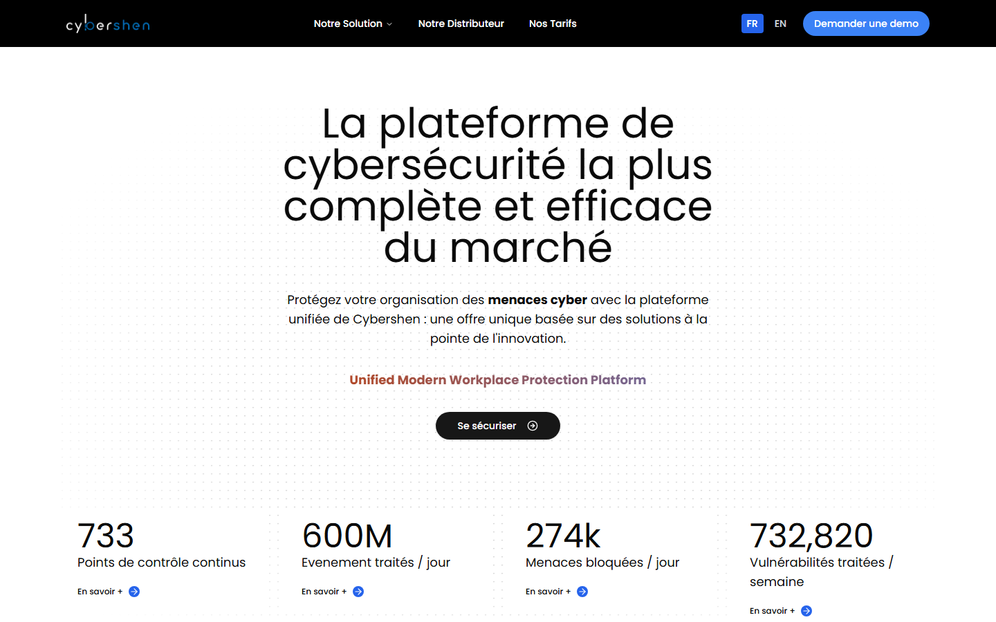 Aperçu du site de CYBERSHEN