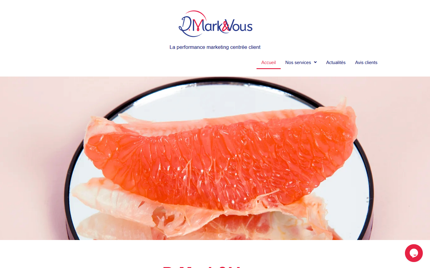 Aperçu du site de D.mark&vous