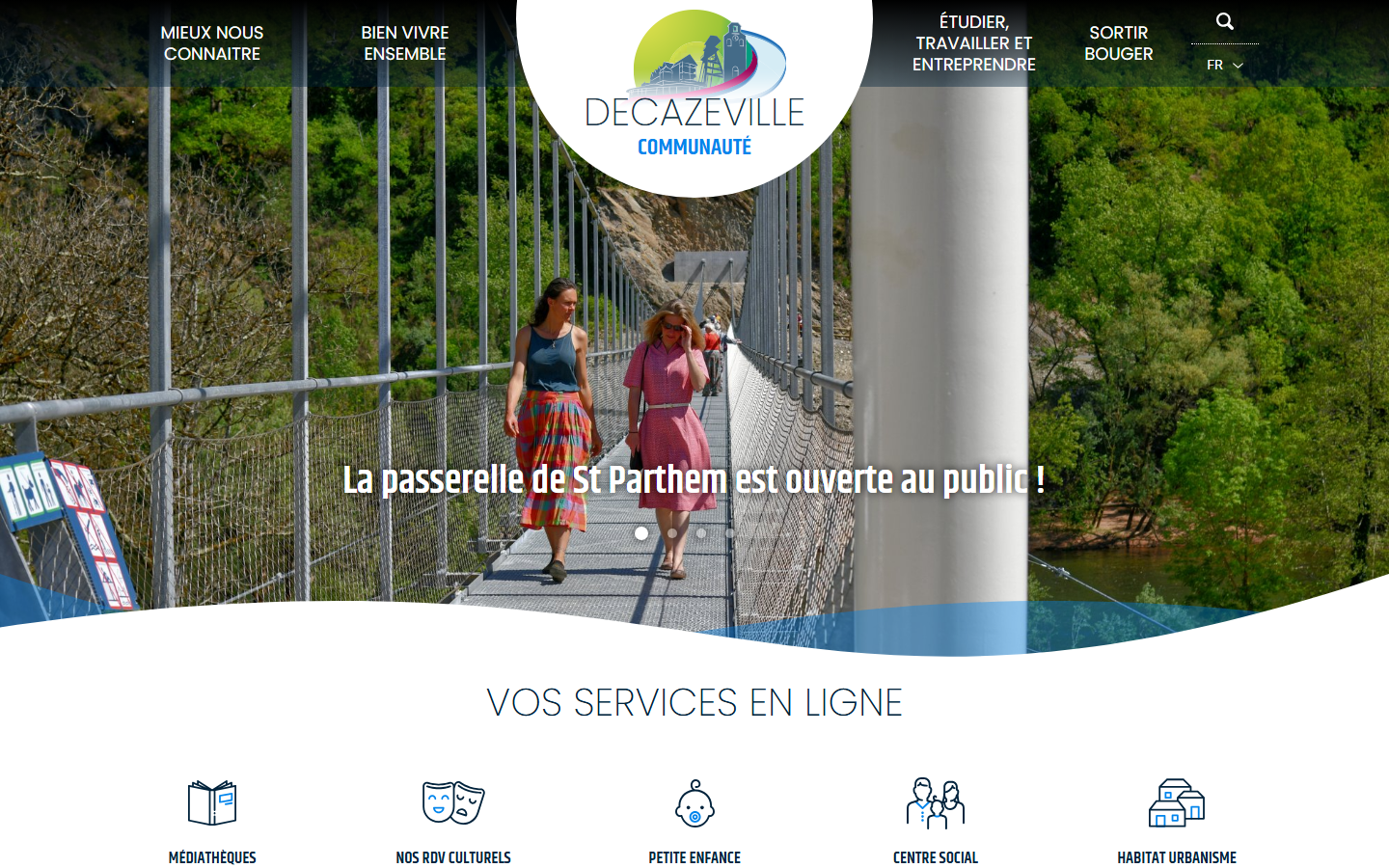 Aperçu du site de Decazeville Communauté