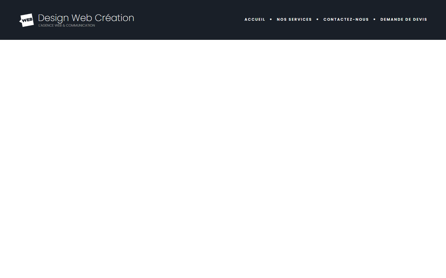 Aperçu du site de DESIGN WEB CREATION