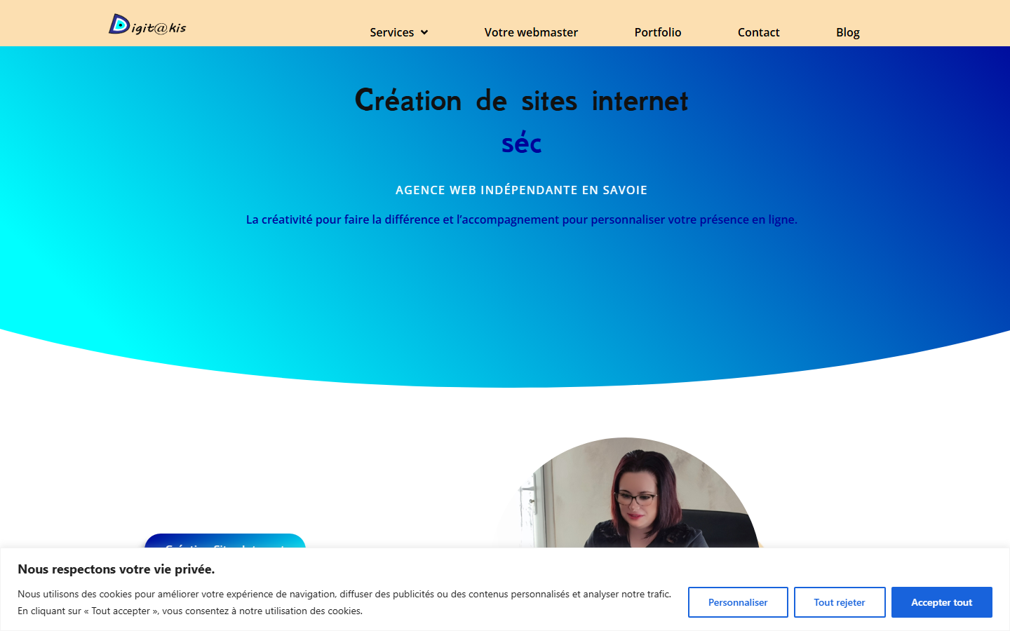Aperçu du site de DIGITAKIS