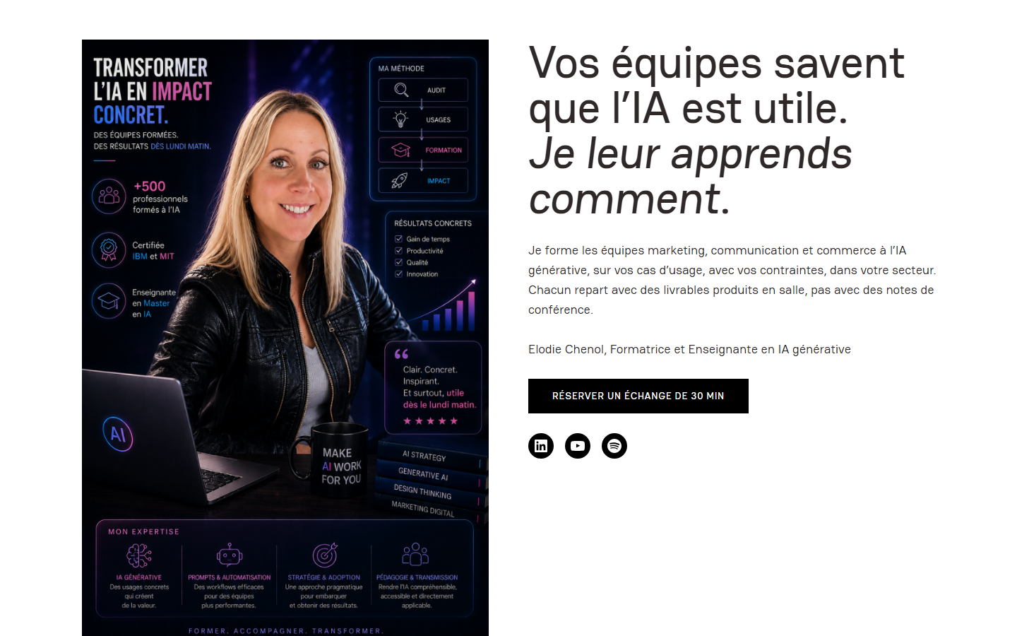 Aperçu du site de DIGITALFEELING