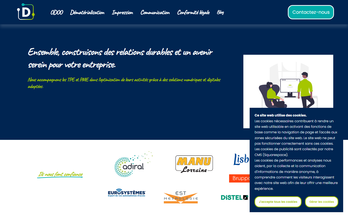 Aperçu du site de DIGITALSACE