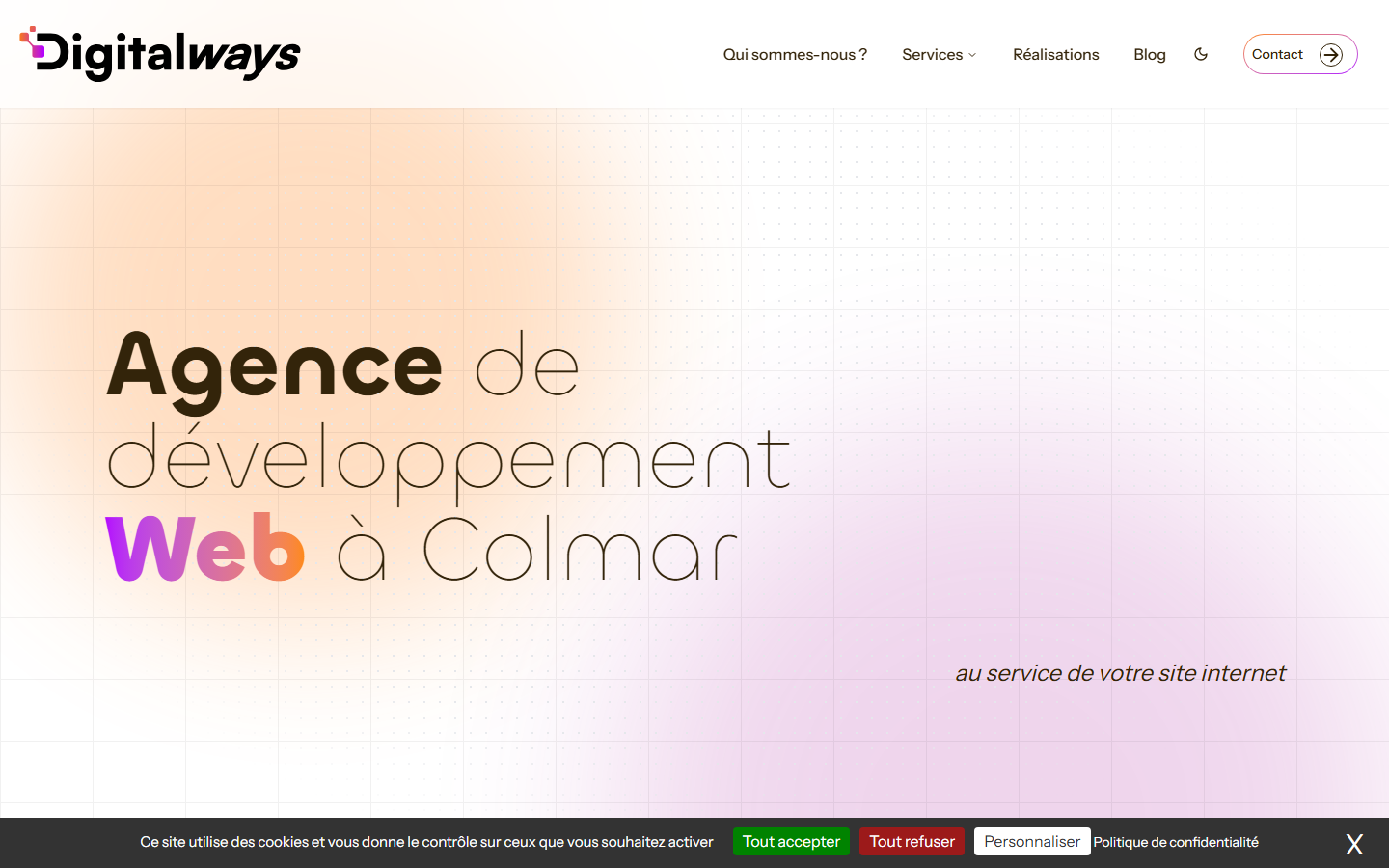 Aperçu du site de DIGITALWAYS