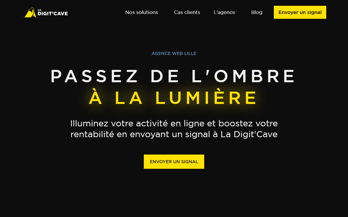 Aperçu du site de LA DIGIT'CAVE