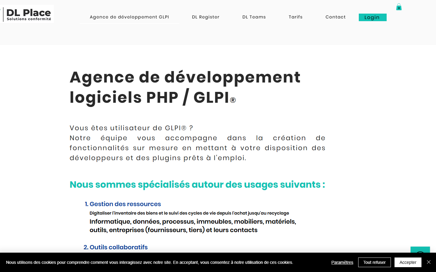 Aperçu du site de Lairie Consultant