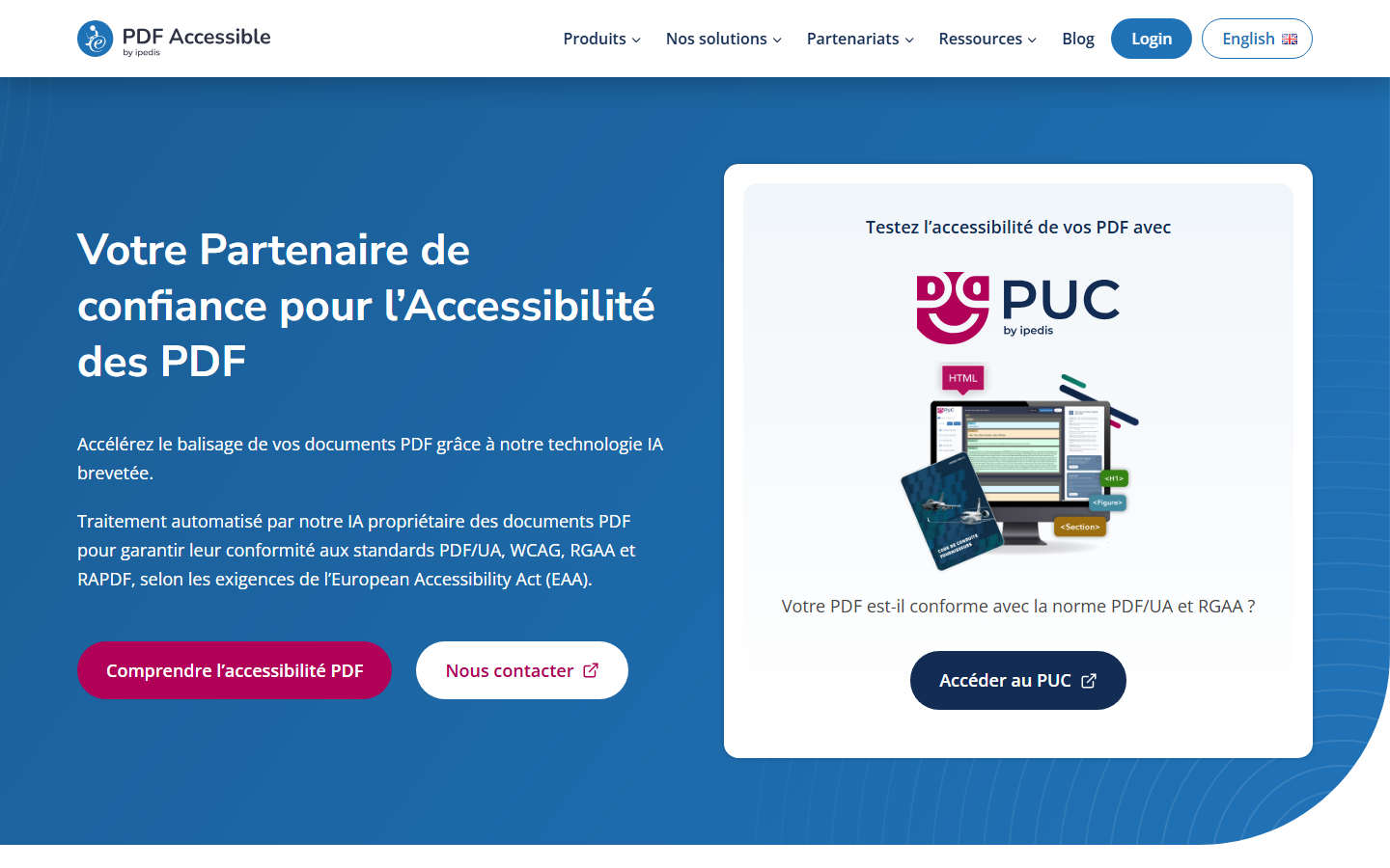 Aperçu du site de DOCAXESS