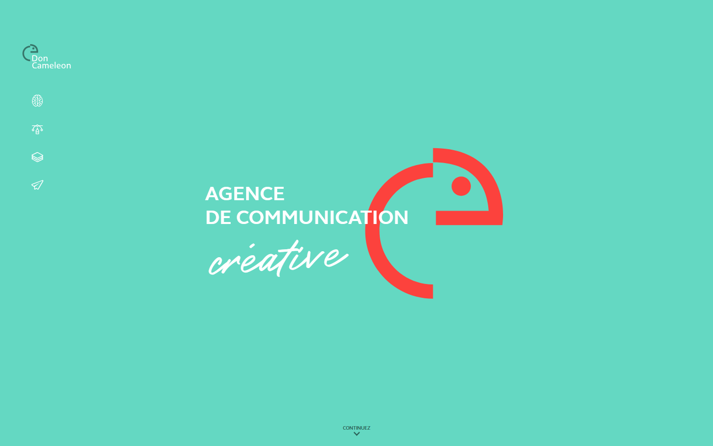 Aperçu du site de DONCAMELEON