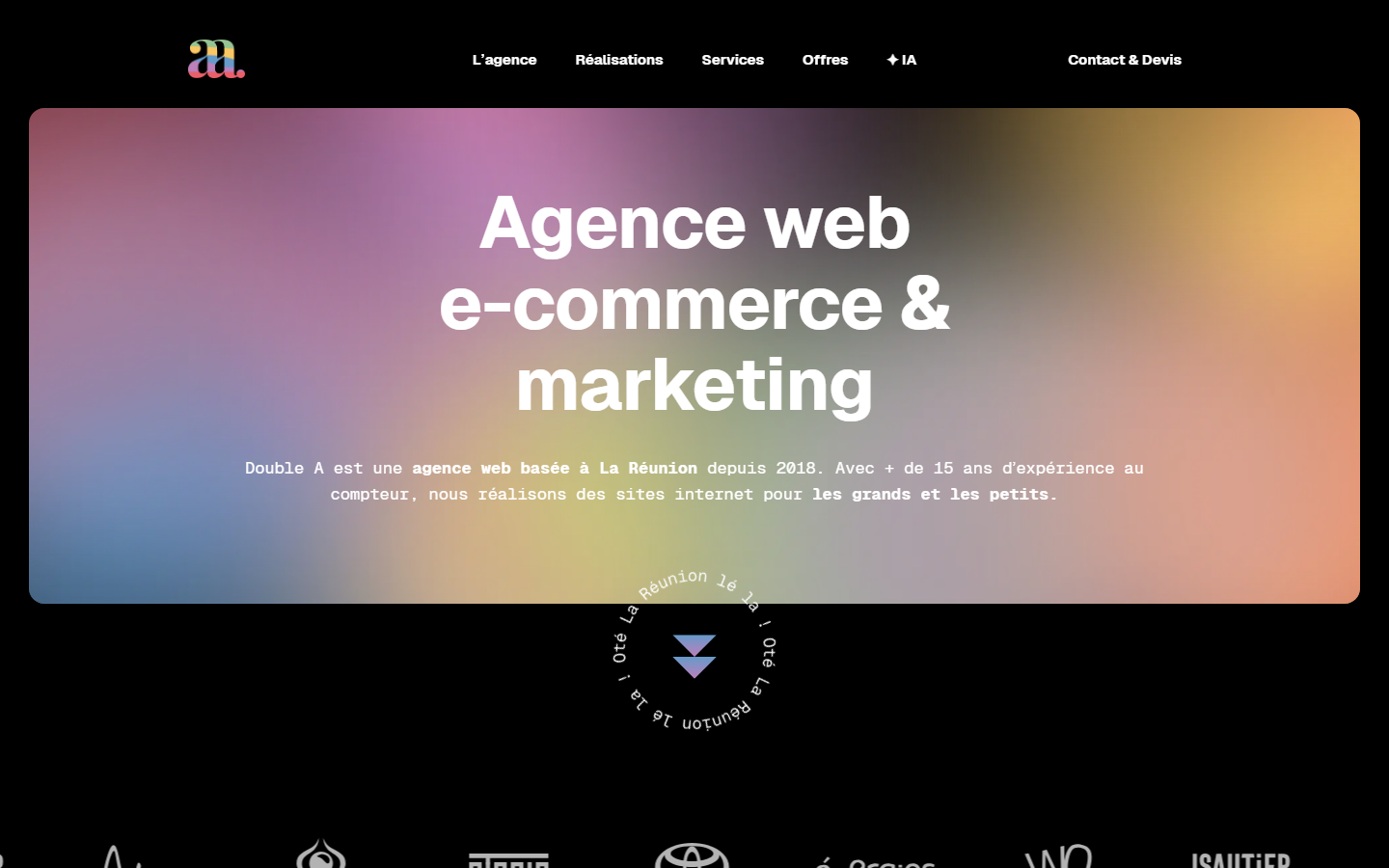 Aperçu du site de AGENCE DOUBLE A