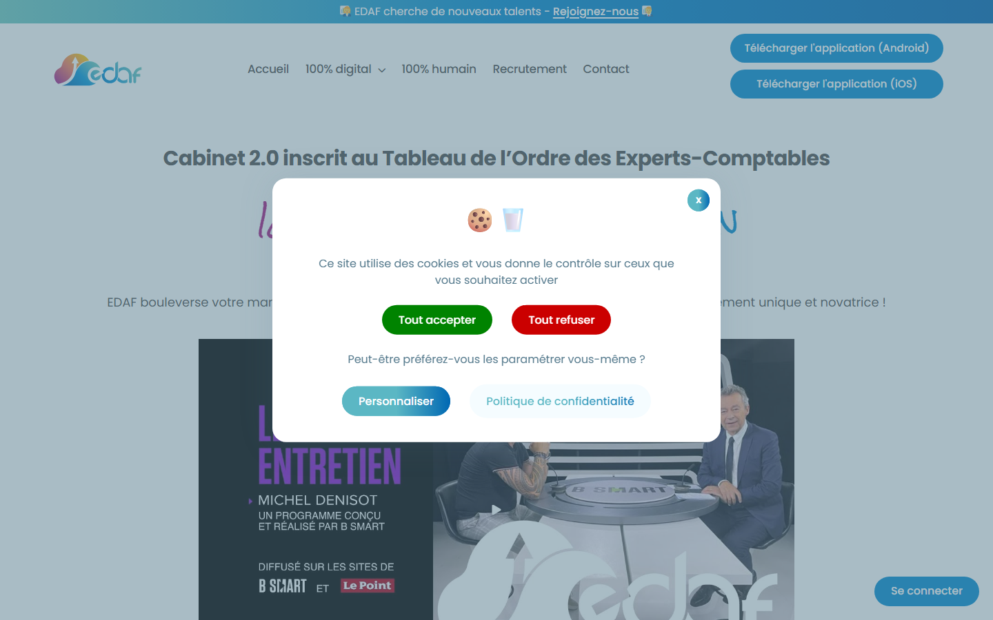 Aperçu du site de Edaf