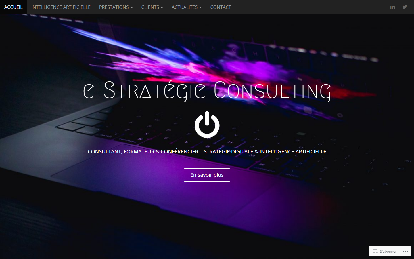 Aperçu du site de E-STRATEGIE CONSULTING