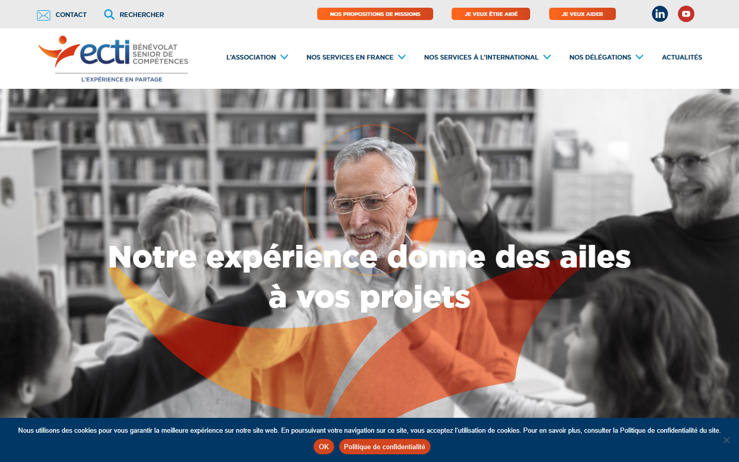 Aperçu du site de ECTI
