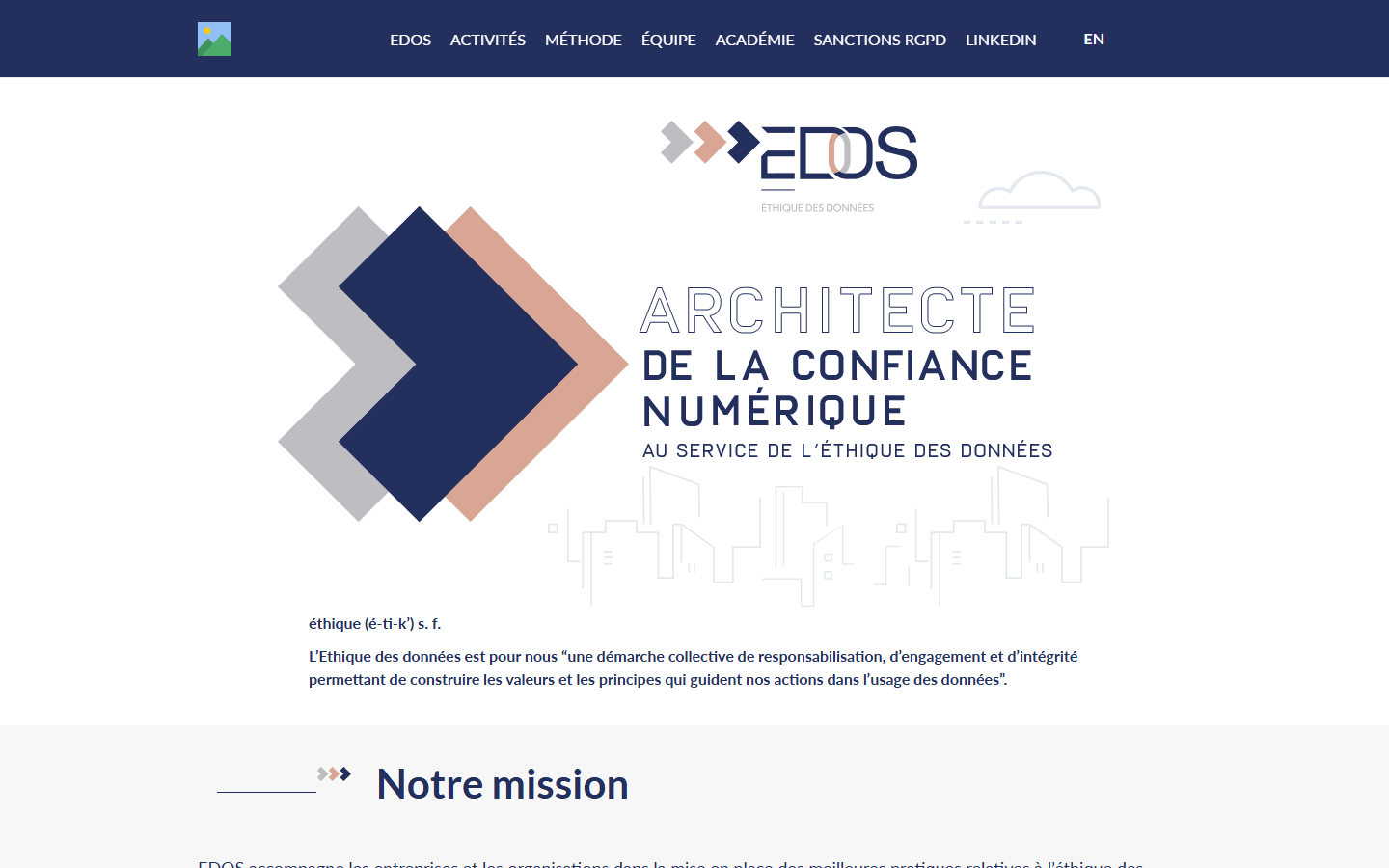 Aperçu du site de EDOS