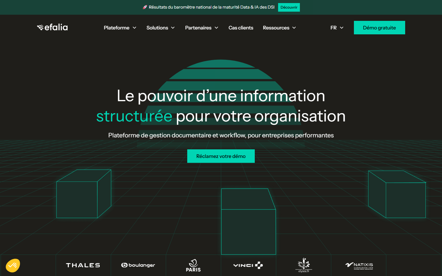 Aperçu du site de EFALIA