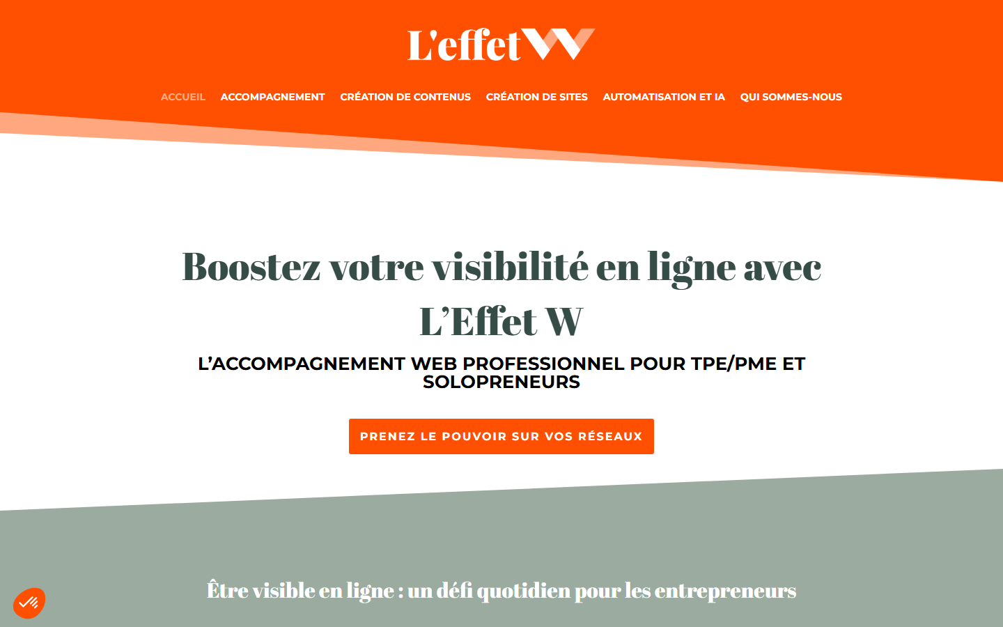 Aperçu du site de EFFET W