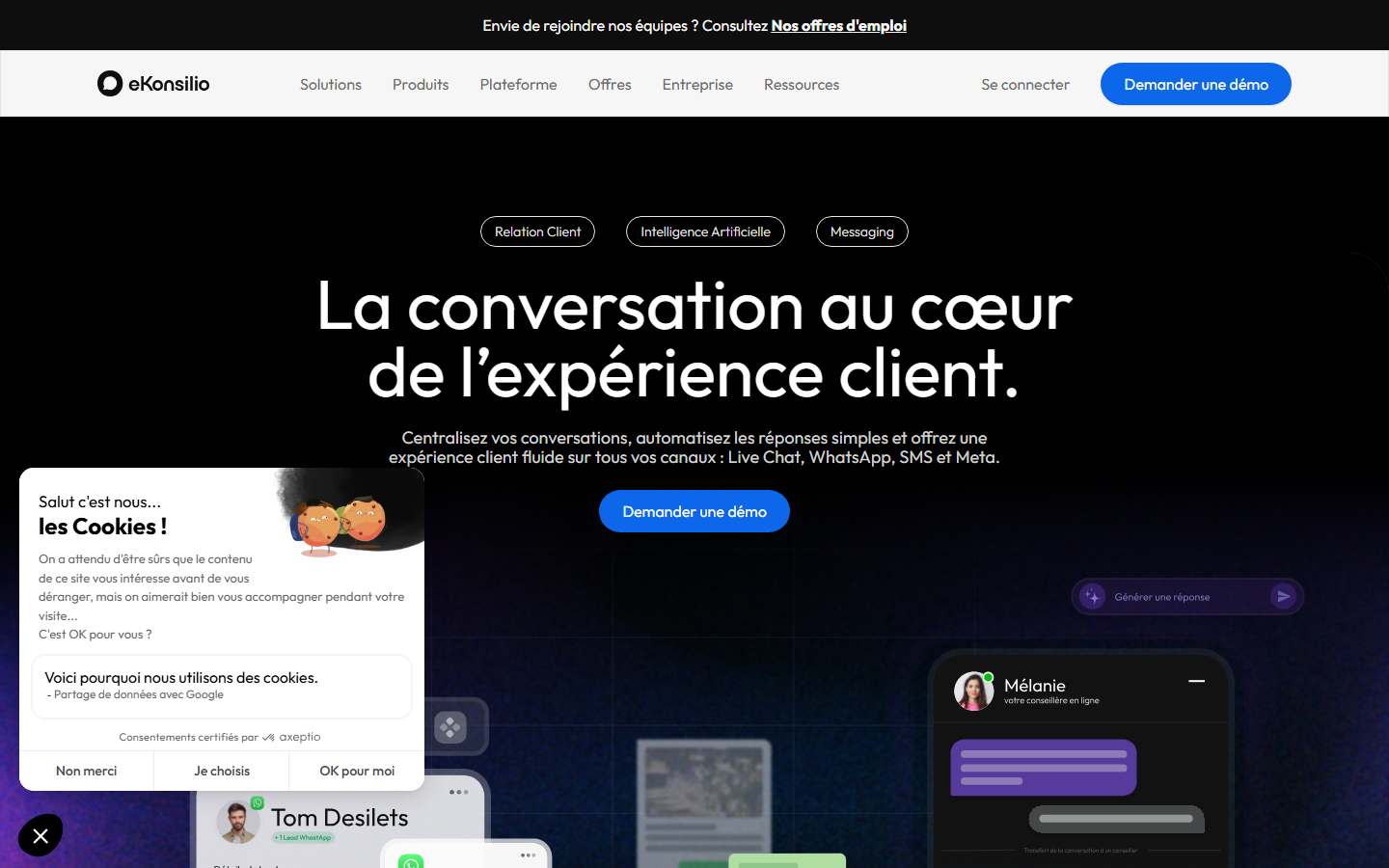 Aperçu du site de EKONSILIO