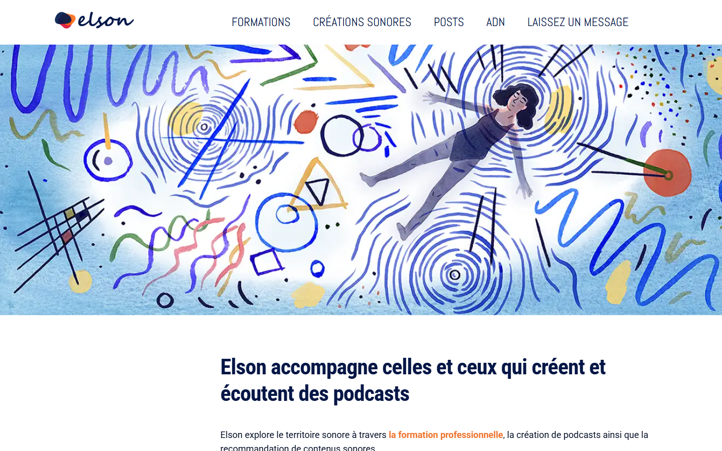 Aperçu du site de ELSON