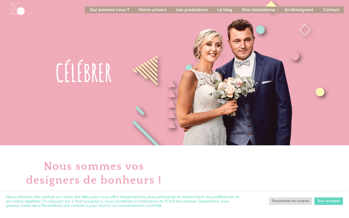 Aperçu du site de Emilie M - Emilie MARTEL