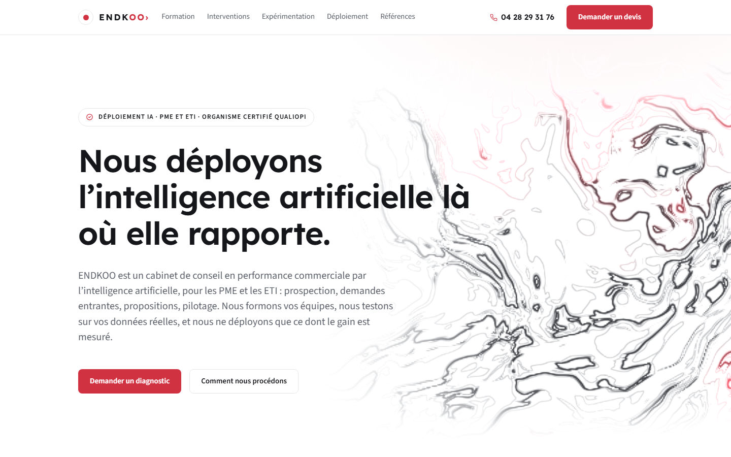 Aperçu du site de ENDKOO