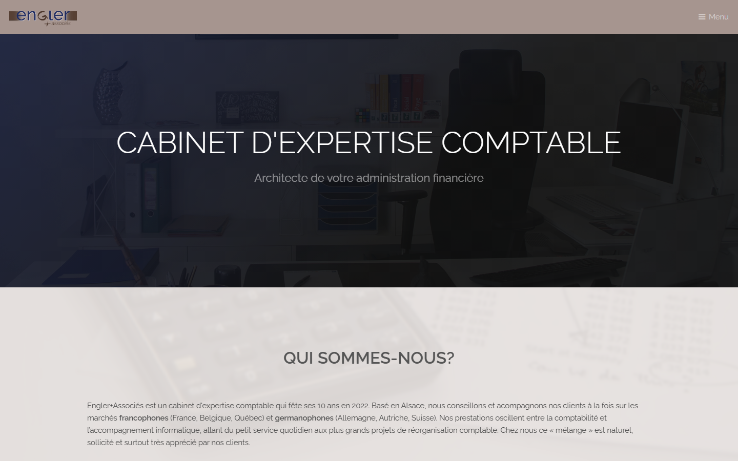 Aperçu du site de Cabinet Engler & Associés