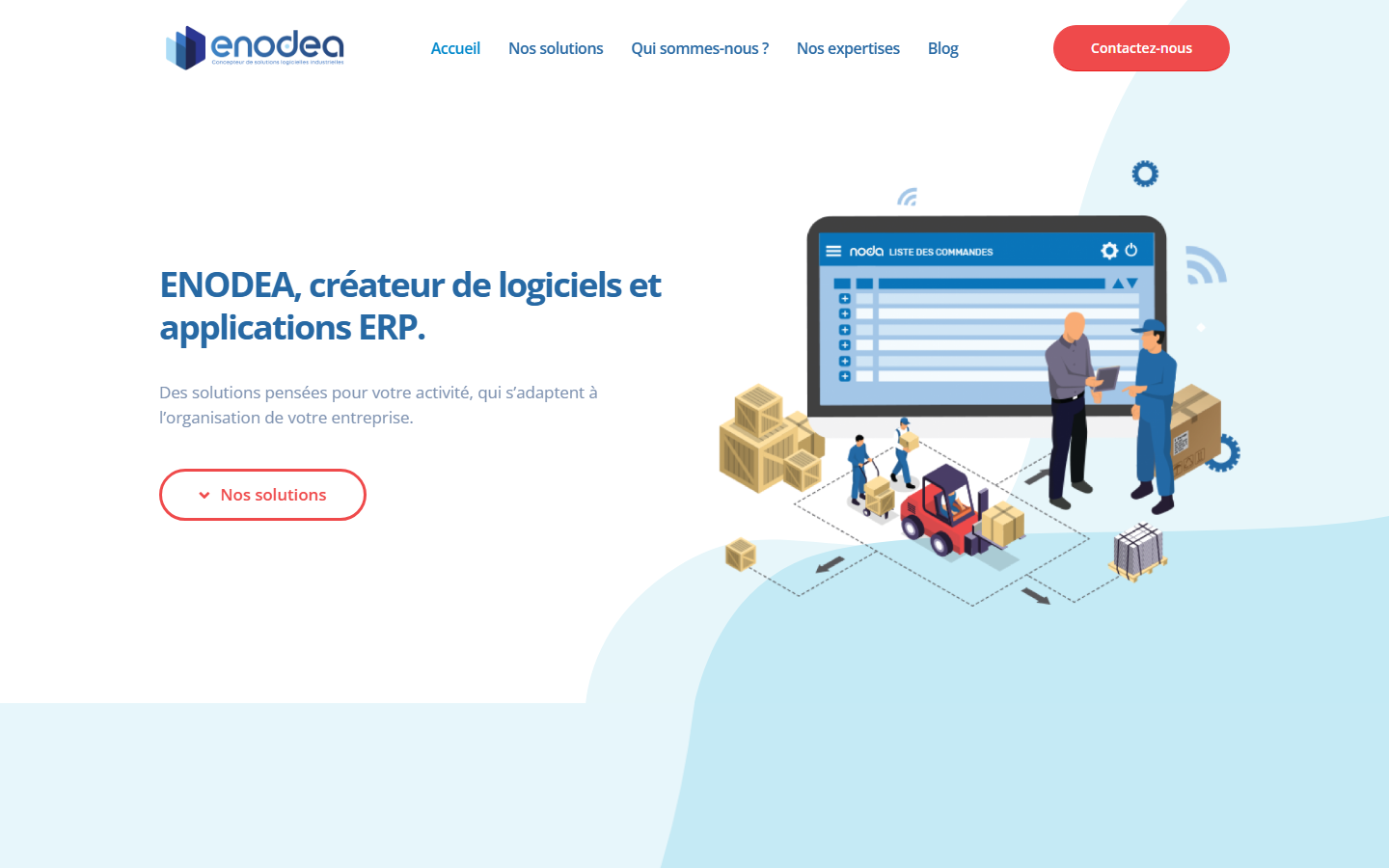 Aperçu du site de Enodea