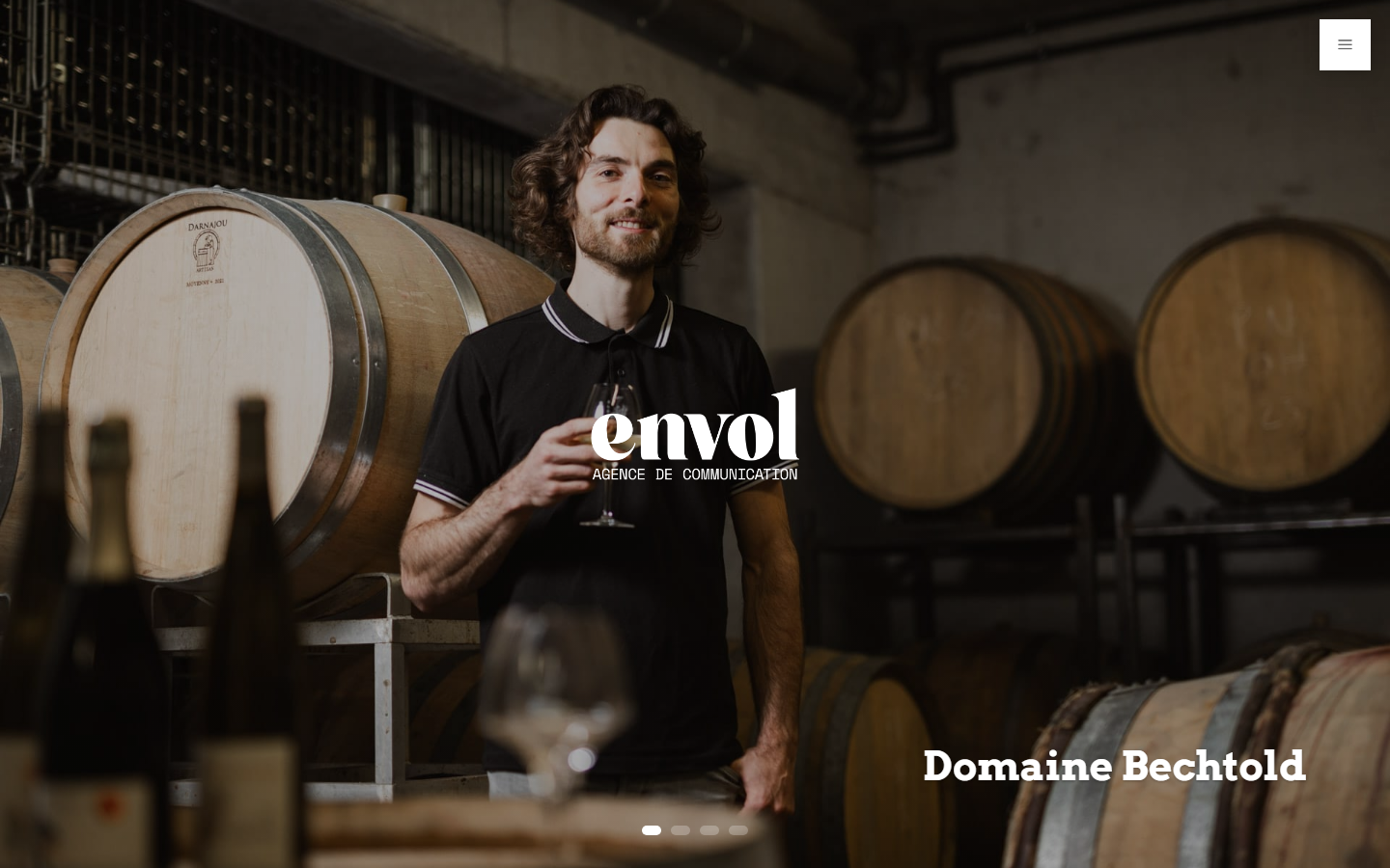 Aperçu du site de ENVOL COMMUNICATION