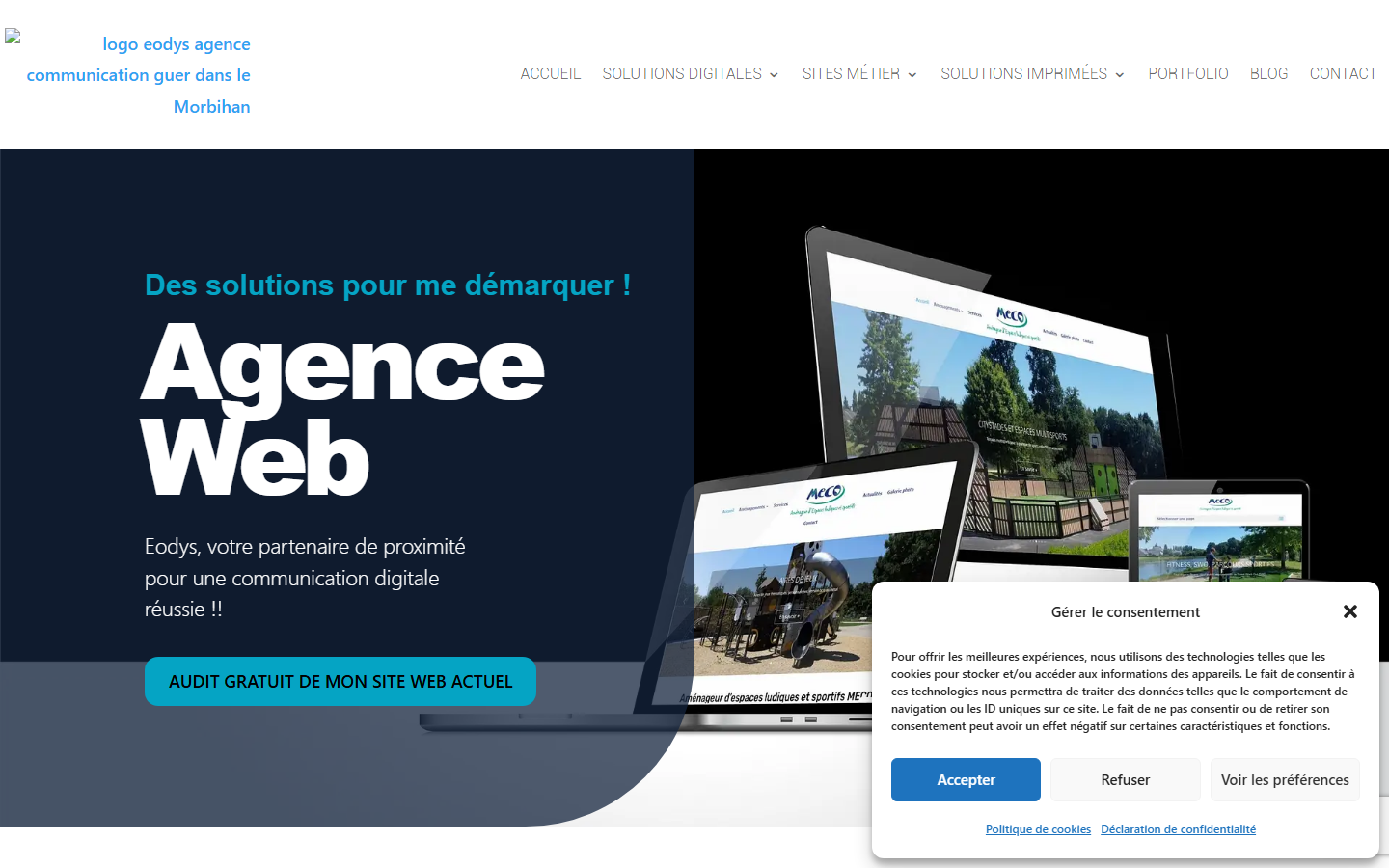 Aperçu du site de EODYS