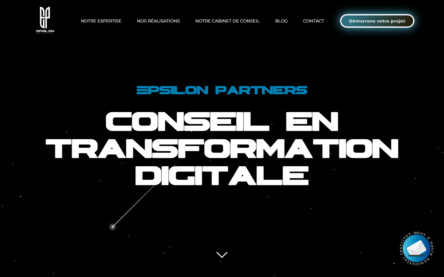 Aperçu du site de EPSILON PARTNERS