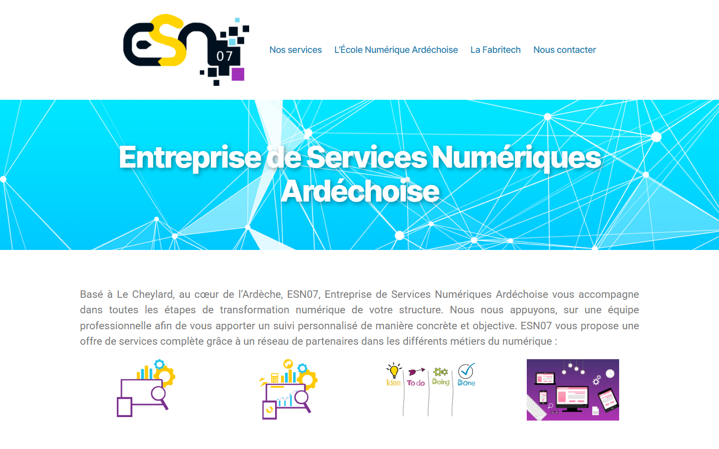 Aperçu du site de ESN07