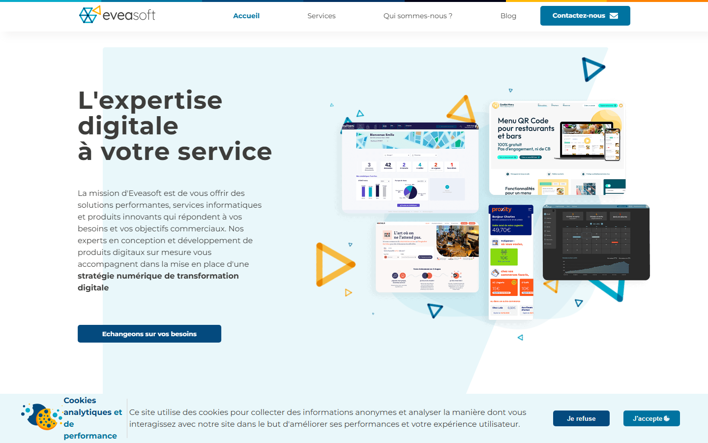 Aperçu du site de EVEASOFT