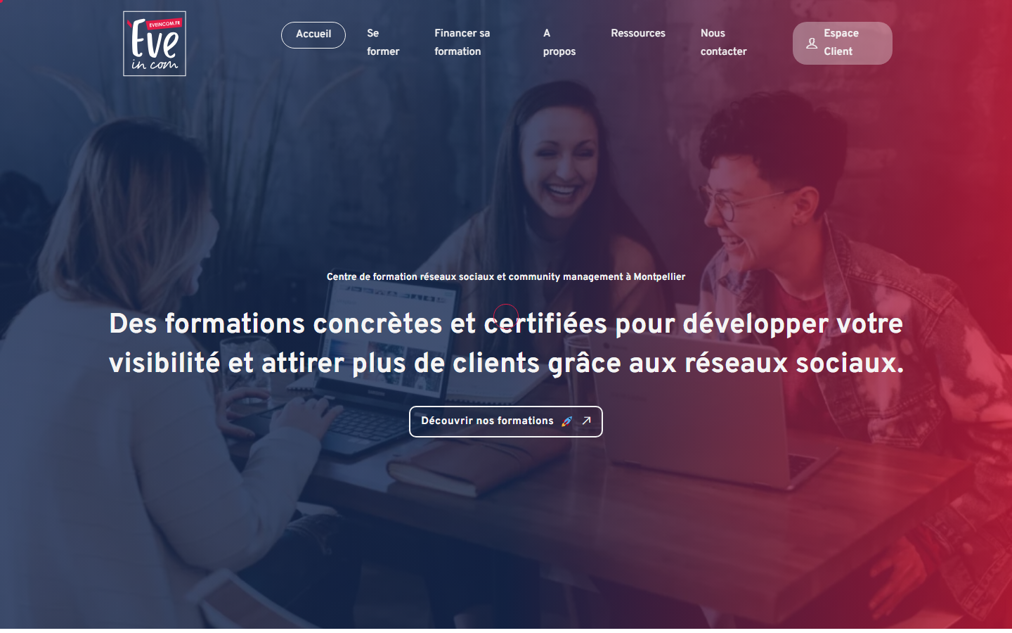 Aperçu du site de Eve In Com