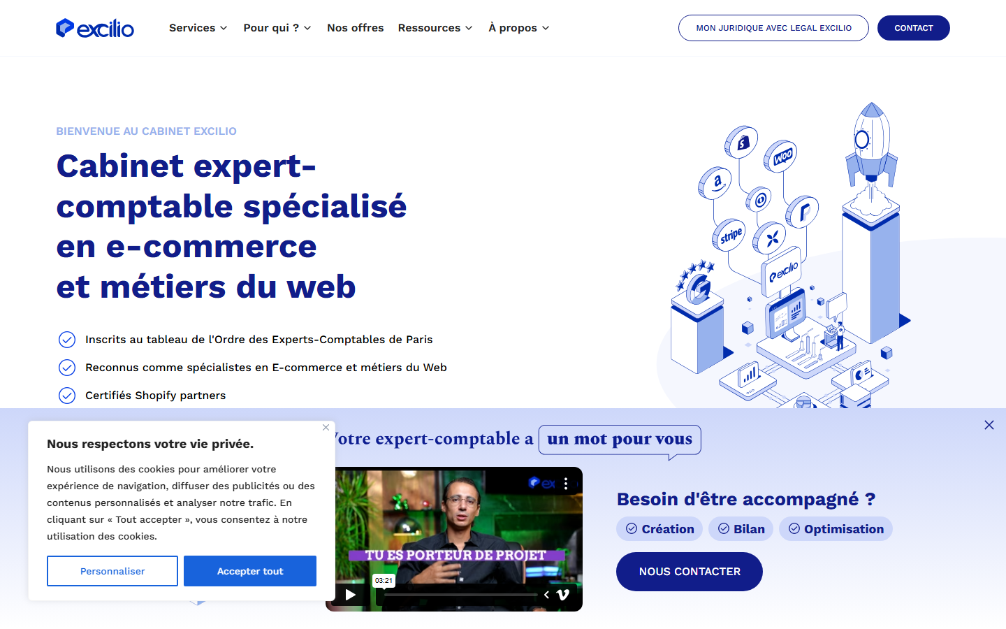Aperçu du site de EXCILIO