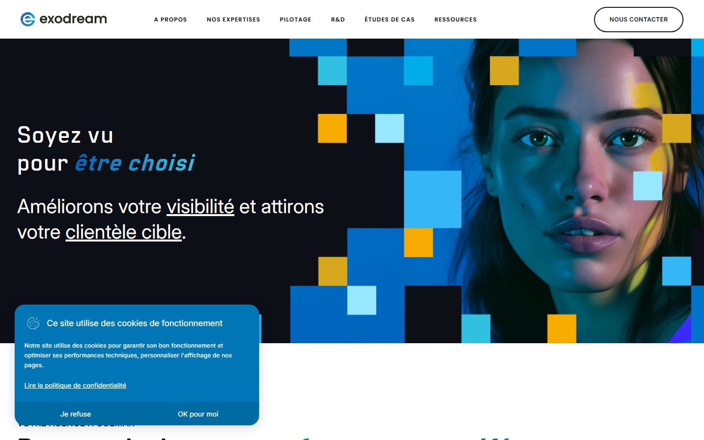 Aperçu du site de Exodream