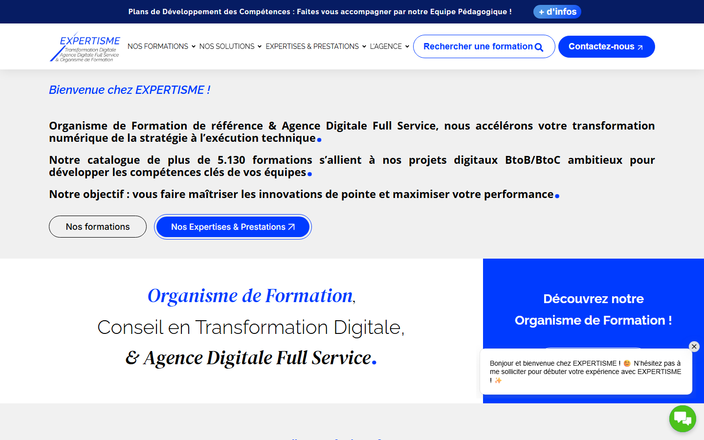 Aperçu du site de EXPERTISME