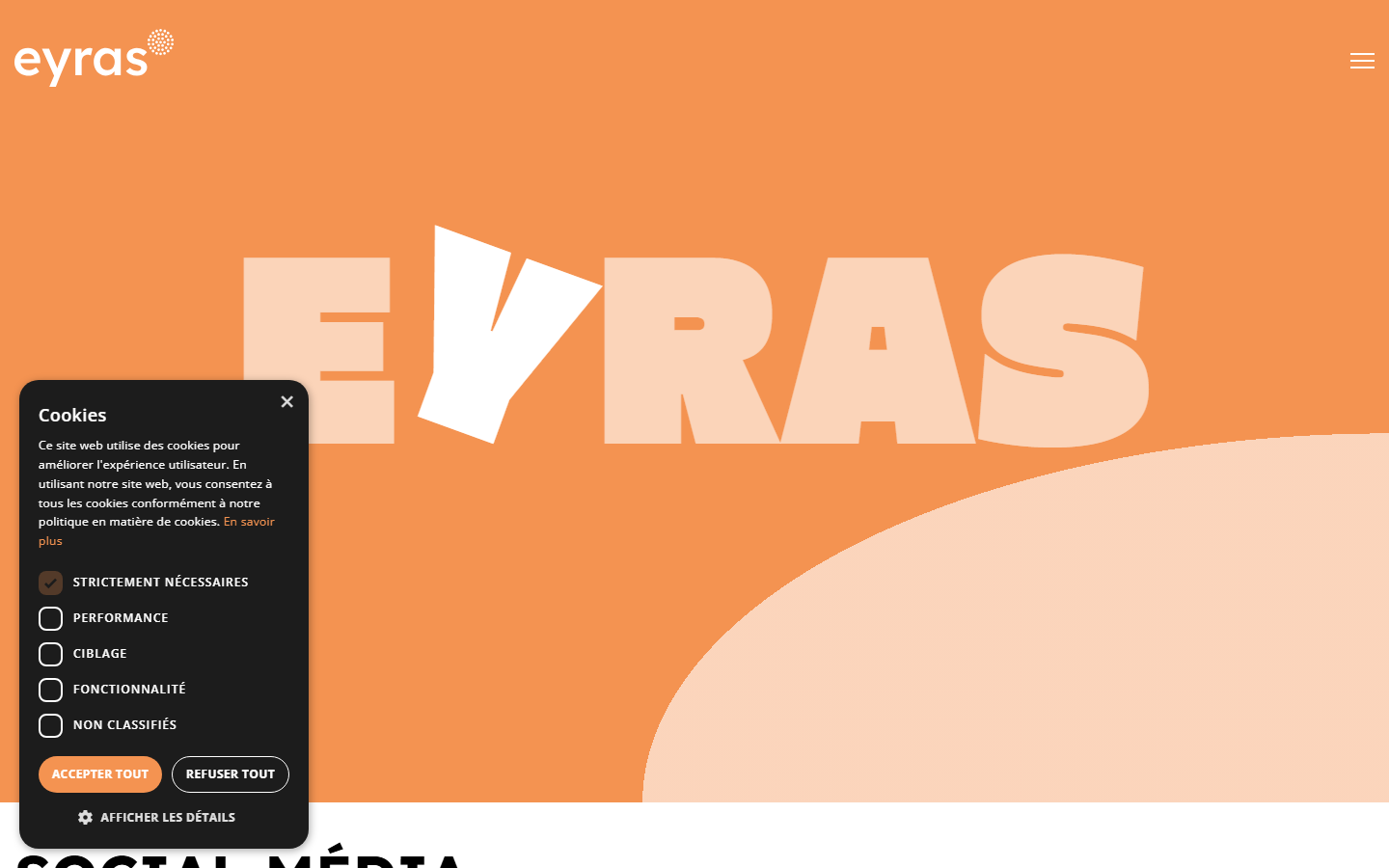 Aperçu du site de EYRAS