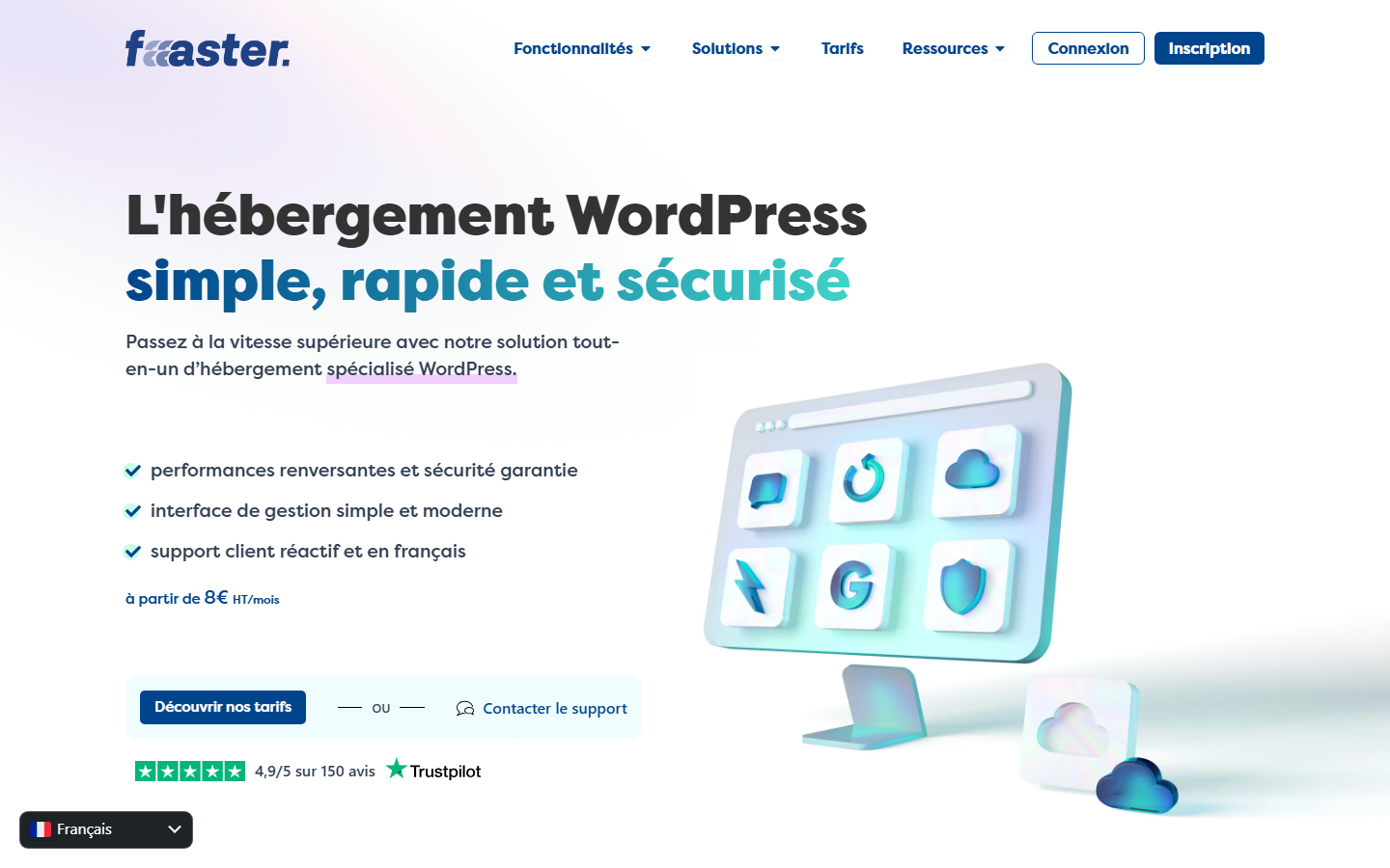 Aperçu du site de Faaaster