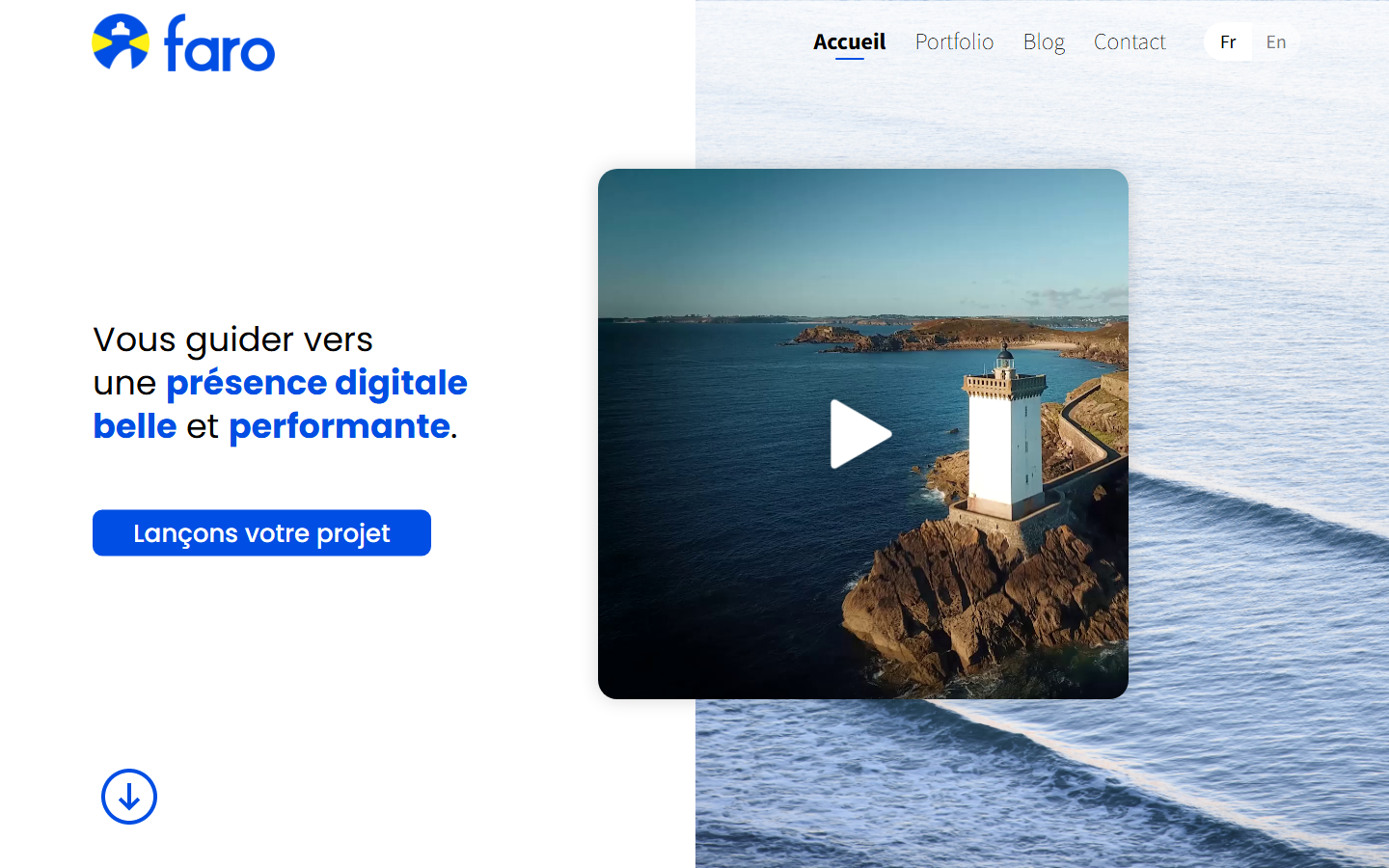 Aperçu du site de FARO
